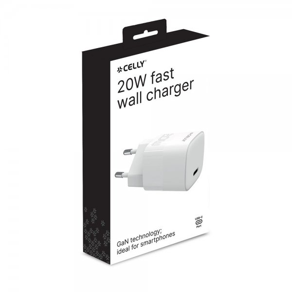 Celly Laddare ProPower EVO USB-C 20W Valkoinen