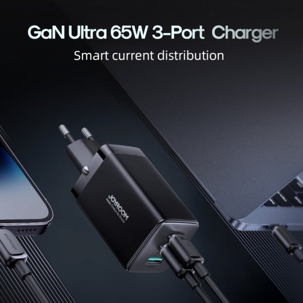 Joyroom Laturi TCG01 65W USB-C-kaapelilla