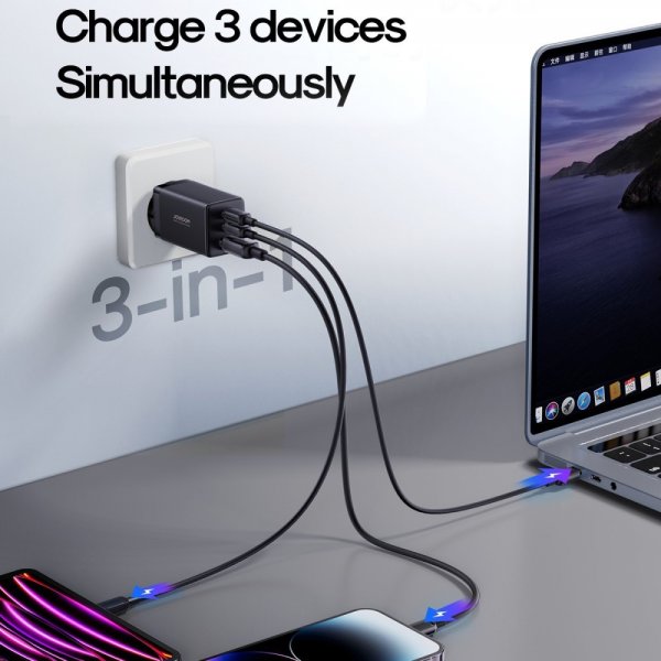 Joyroom Laturi TCG01 65W USB-C-kaapelilla