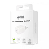 Gear Laturi USB-C PD GaN 45W Valkoinen