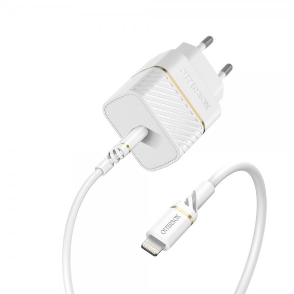 Otterbox-laturi USB-C–Lightning 20W -seinälaturi + kaapeli