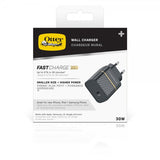 Otterbox Laturi Seinälaturi 30W GaN USB-C PD Black Shimmer