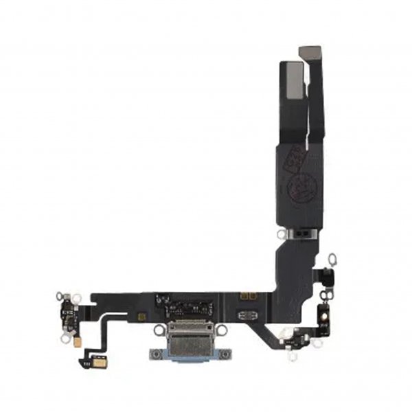 Latausliitin ja flex-kaapeli iPhone 17 -puhelimeen - sininen