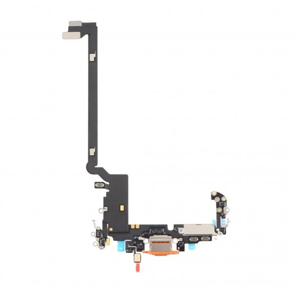 Latausliitin ja joustokaapeli iPhone 17 Pro Max -puhelimeen – oranssi