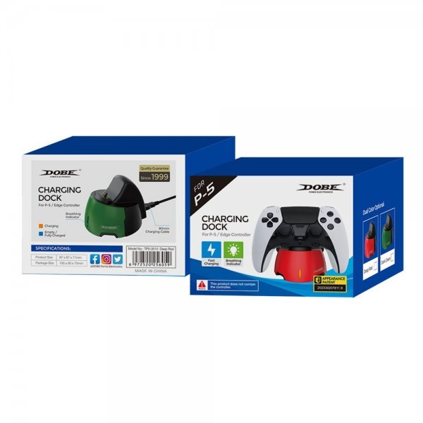 Dobe Lataustelakka PlayStation 5 -ohjaimelle, punainen