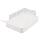 Deltaco Latausasema 50W 6xUSB-A Valkoinen