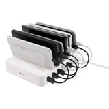 Deltaco Latausasema 50W 6xUSB-A Valkoinen