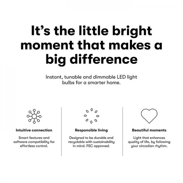 Lite bulb moments White Ambience E27 Filament-lamppu