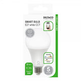 Deltaco Smart Home LED-lamppu E27 WiFi 9W