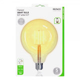 Deltaco Smart Home LED-lamppu Filament E27 WiFi G125 5.5W