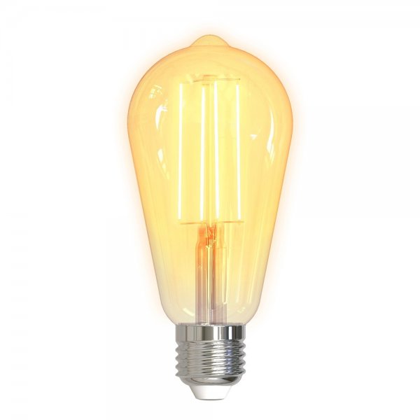 Deltaco Smart Home LED-lamppu Filament E27 WiFi ST64 5.5W