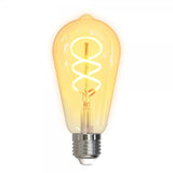 Deltaco Smart Home LED-lamppu Filament E27 WiFi ST64 Spiraali 5.5W