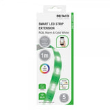 Deltaco Smart Home LED-nauhan jatko RGB 6-pin 1m