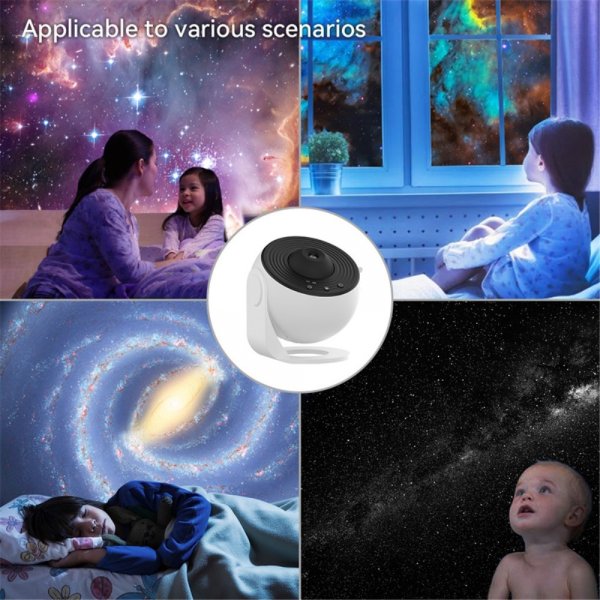 Beline MajesticLine LED-projektori galaksi tähtitaivas pyörivä