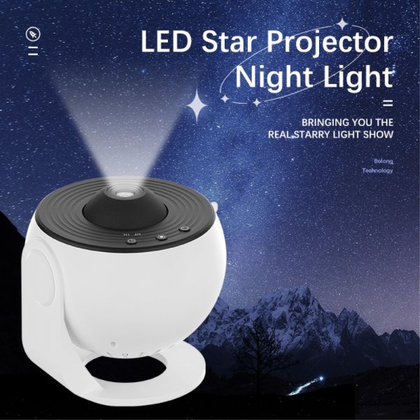 Beline MajesticLine LED-projektori galaksi tähtitaivas pyörivä