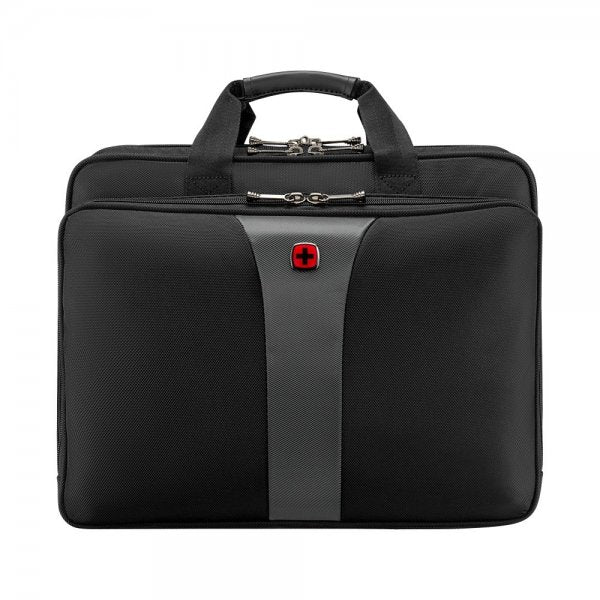 Wenger Legacy 17" Triple Gusset -tietokonelaukku, harmaa/musta