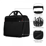 Wenger Legacy 17" Triple Gusset -tietokonelaukku, harmaa/musta