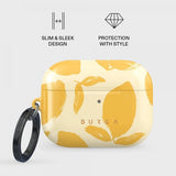 Burga AirPods Pro 3 -kuoret, Lemon Tart -design