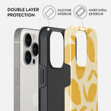 Burga iPhone 14 Pro -suojakuori Tough MagSafe Lemon Tart