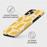 Burga iPhone 14 Pro -suojakuori Tough MagSafe Lemon Tart