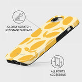 Burga iPhone 16e/iPhone 17e -kuori Tough MagSafe Lemon Tart