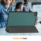 Lenovo Tab 10.1 TB311FU Kolmiosainen suojakotelo, vihreä