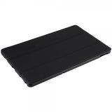Lenovo Tab M10 Plus (3. sukupolvi) TB125 TB128 kolmiosainen suojakotelo, musta
