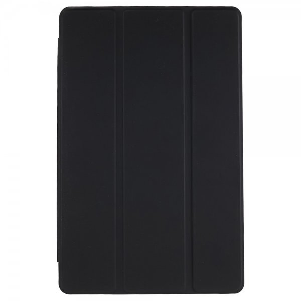 Lenovo Tab M10 Plus (3. sukupolvi) TB125 TB128 kolmiosainen suojakotelo, musta