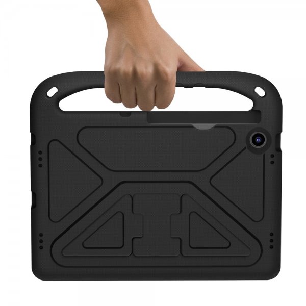 Lenovo Tab M10 Plus (3rd Gen) TB125 TB128 Lasten Kuori Jalustatoiminnolla Musta