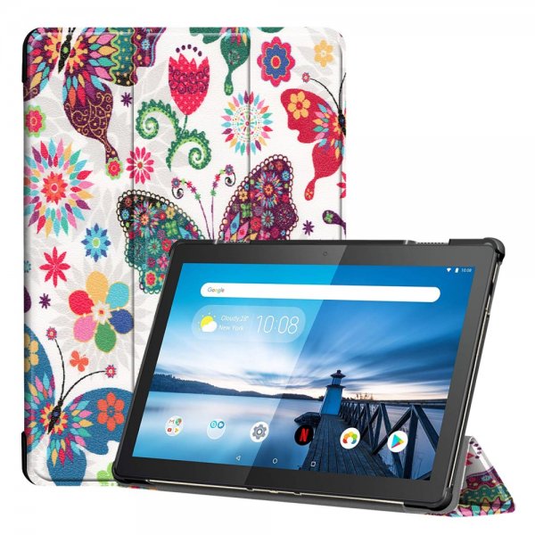 Lenovo Tab M10 TB-X605 TB-X505 Kotelo Kuori Värilliset Perhoset