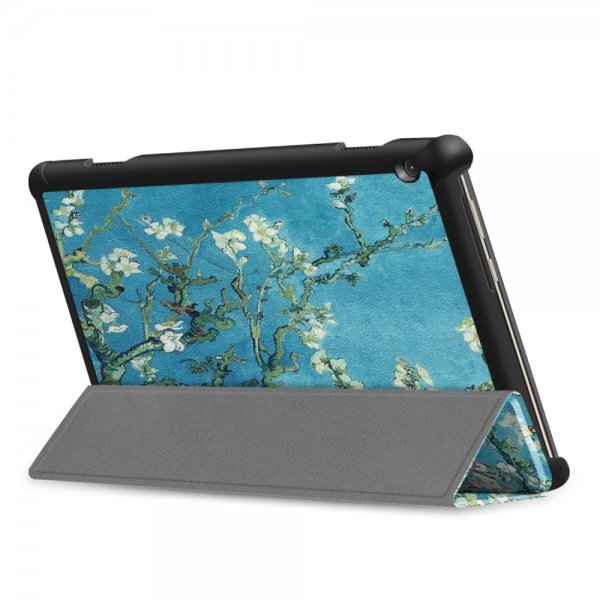 Lenovo Tab M10 TB-X605 TB-X505 Kotelo Kuvio Persikankukkia