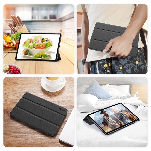 Dux Ducis Lenovo Tab M11 TB330 -kotelo DOMO Series Musta