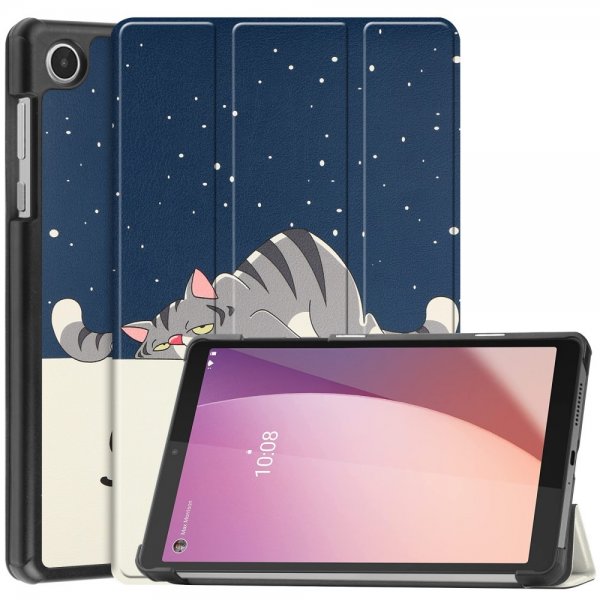 Lenovo Tab M8 (4th gen) TB300 -kotelo, aihe Good Night