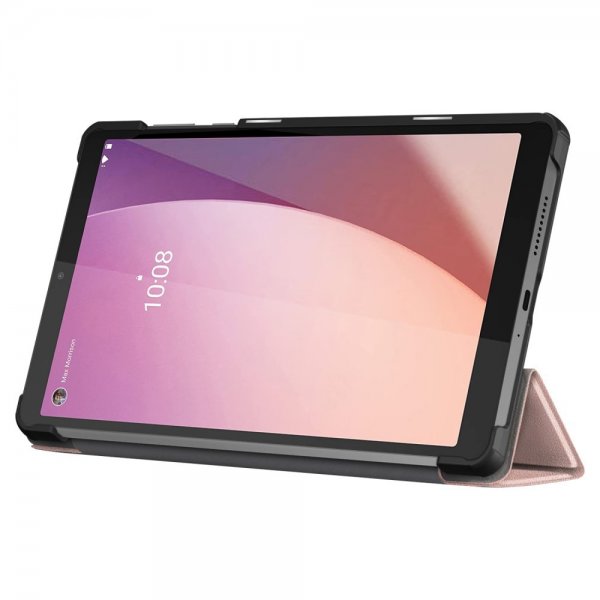 Lenovo Tab M8 (4. sukupolvi) TB300 Folio-kotelo, kolmiosainen, ruusukulta