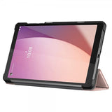Lenovo Tab M8 (4. sukupolvi) TB300 Folio-kotelo, kolmiosainen, ruusukulta