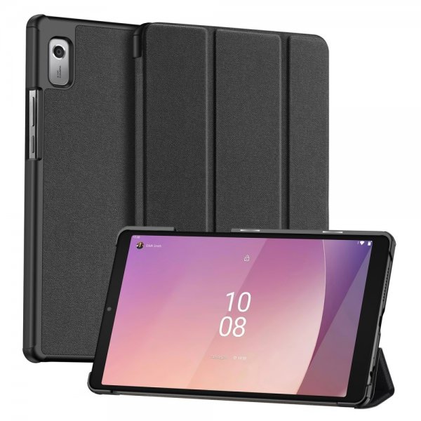 Dux Ducis Lenovo Tab M9 TB310 Fodral DOMO Series Musta