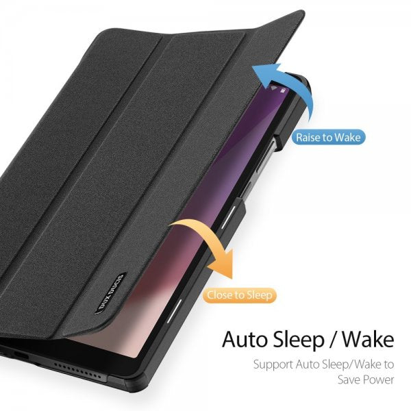 Dux Ducis Lenovo Tab M9 TB310 Fodral DOMO Series Musta