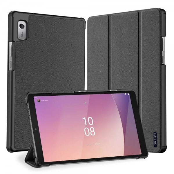 Dux Ducis Lenovo Tab M9 TB310 Fodral DOMO Series Musta