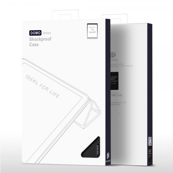 Dux Ducis Lenovo Tab M9 TB310 Fodral DOMO Series Musta