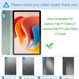 Lenovo Tab P11 (2. sukupolven) TB350 -suojakuori, läpinäkyvä