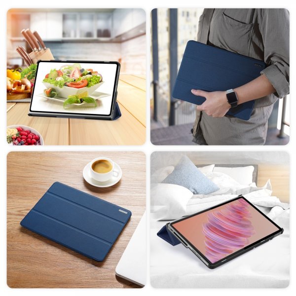 Dux Ducis Lenovo Tab Plus Kotelo DOMO Series Sininen