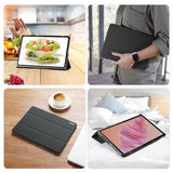 Dux Ducis Lenovo Tab Plus -suojakotelo, DOMO-sarja, musta