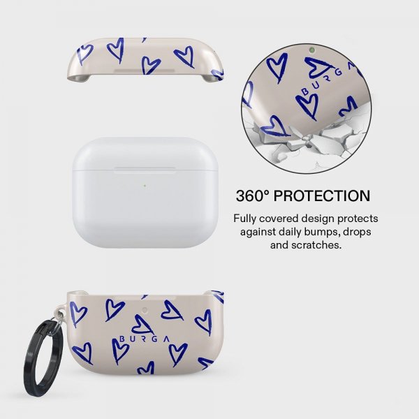 Burga AirPods Pro 3 Suojakuori Design Love Me Right