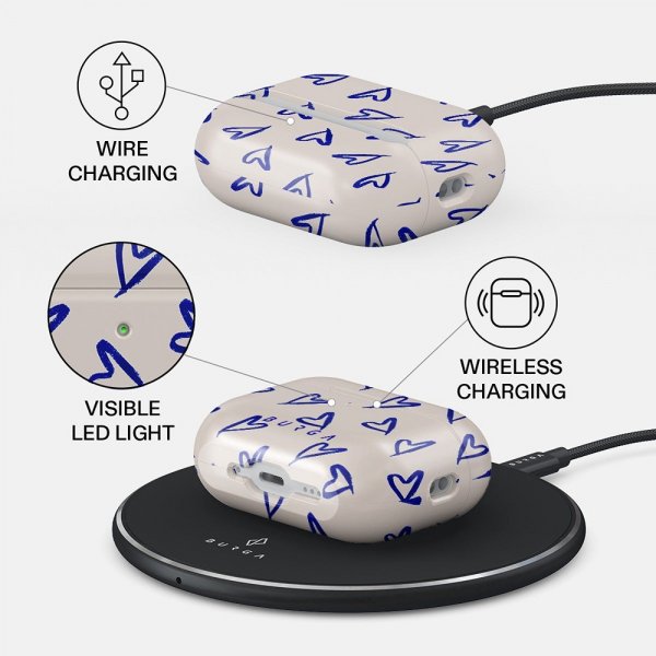 Burga AirPods Pro 3 Suojakuori Design Love Me Right