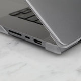 Moshi MacBook Pro 16 M1/M2 (A2485 A2780) kuori iGlaze Hardshell Case Stealth Clear