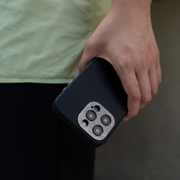 Moshi iPhone 15 Pro Max -suojakuori Napa MagSafe Midnight Black