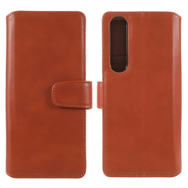 Nordic Covers Sony Xperia 1 III suojakotelo Essential Leather Maple Brown