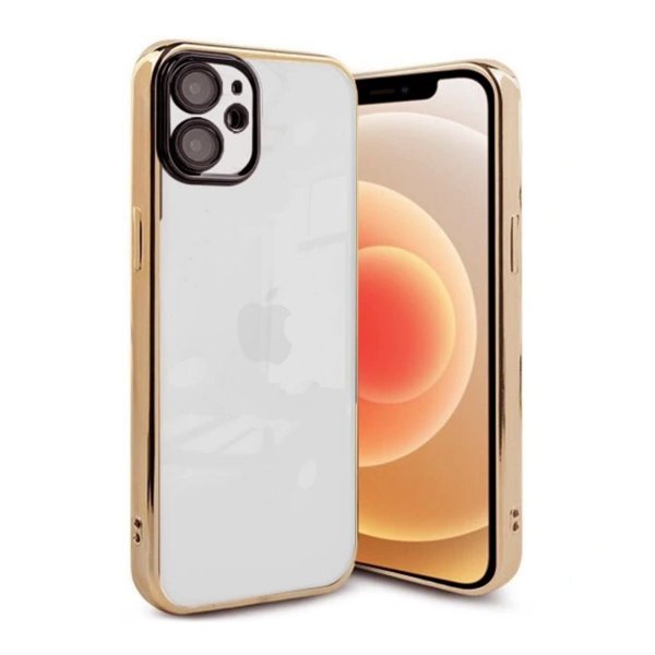 iPhone 11 Suojakuori Glitter Läpinäkyvä Iskunkestävä Kulta