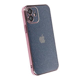 iPhone 11 Suojakuori Kimalle Läpinäkyvä Iskunkestävä Vaaleanpunainen