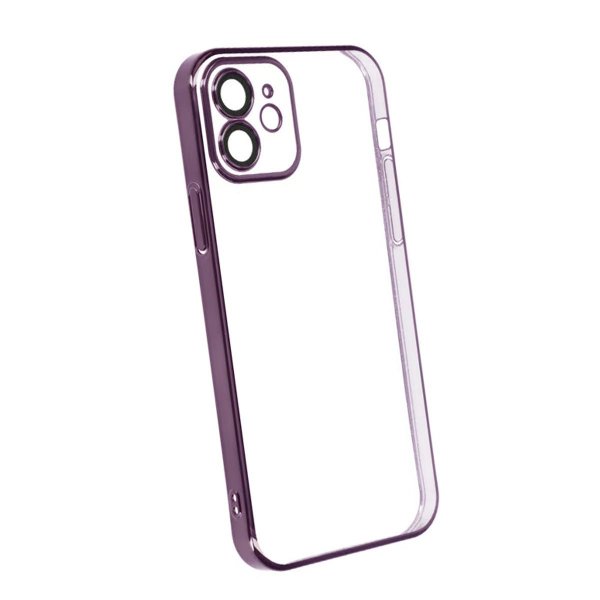 iPhone 12 Kuoret Glitter Läpinäkyvä Iskunkestävä Violetti